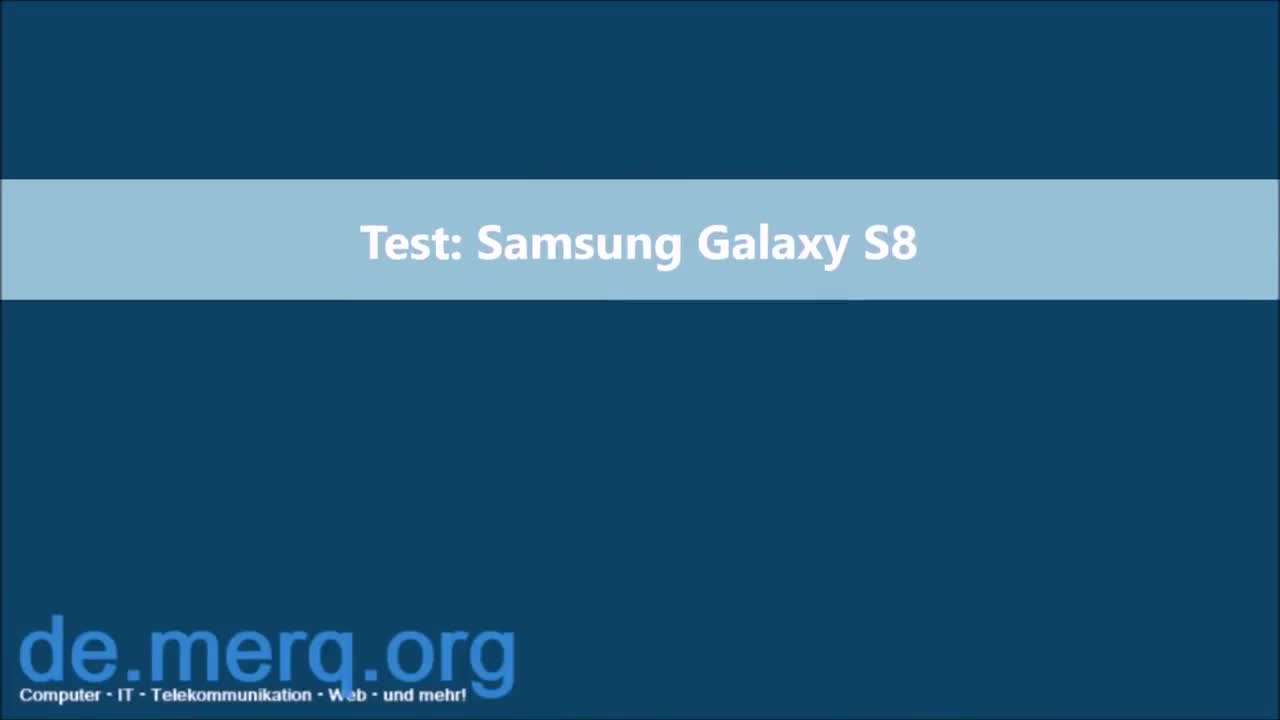 Samsung Galaxy S8 im Test / Unboxing